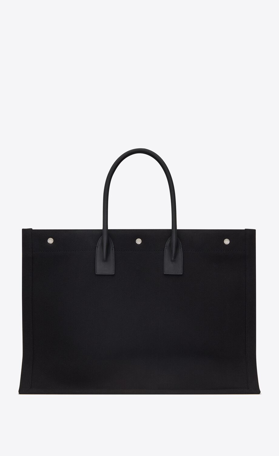 RIVE GAUCHE LARGE TOTE BAG IN PRINTED CANVAS AND LEATHER